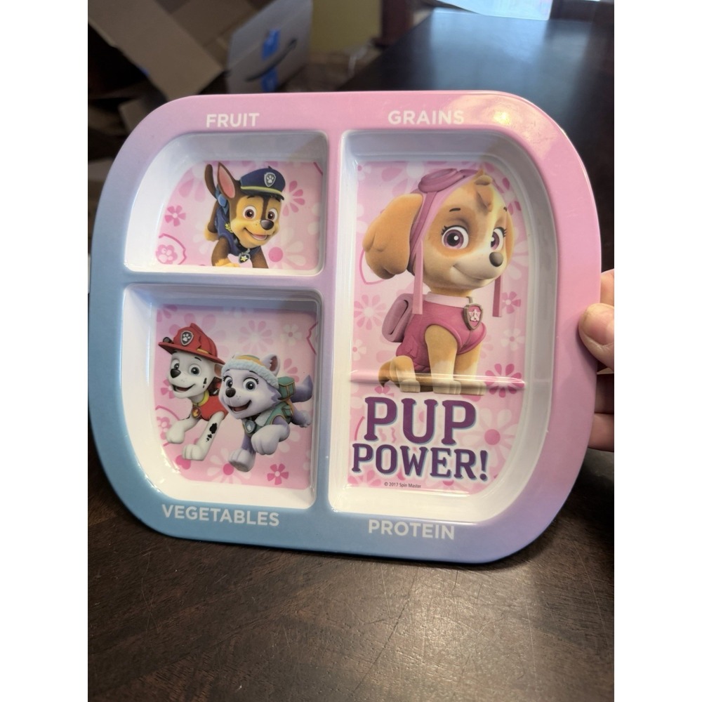 Zak Designs Paw Patrol Divided Plate